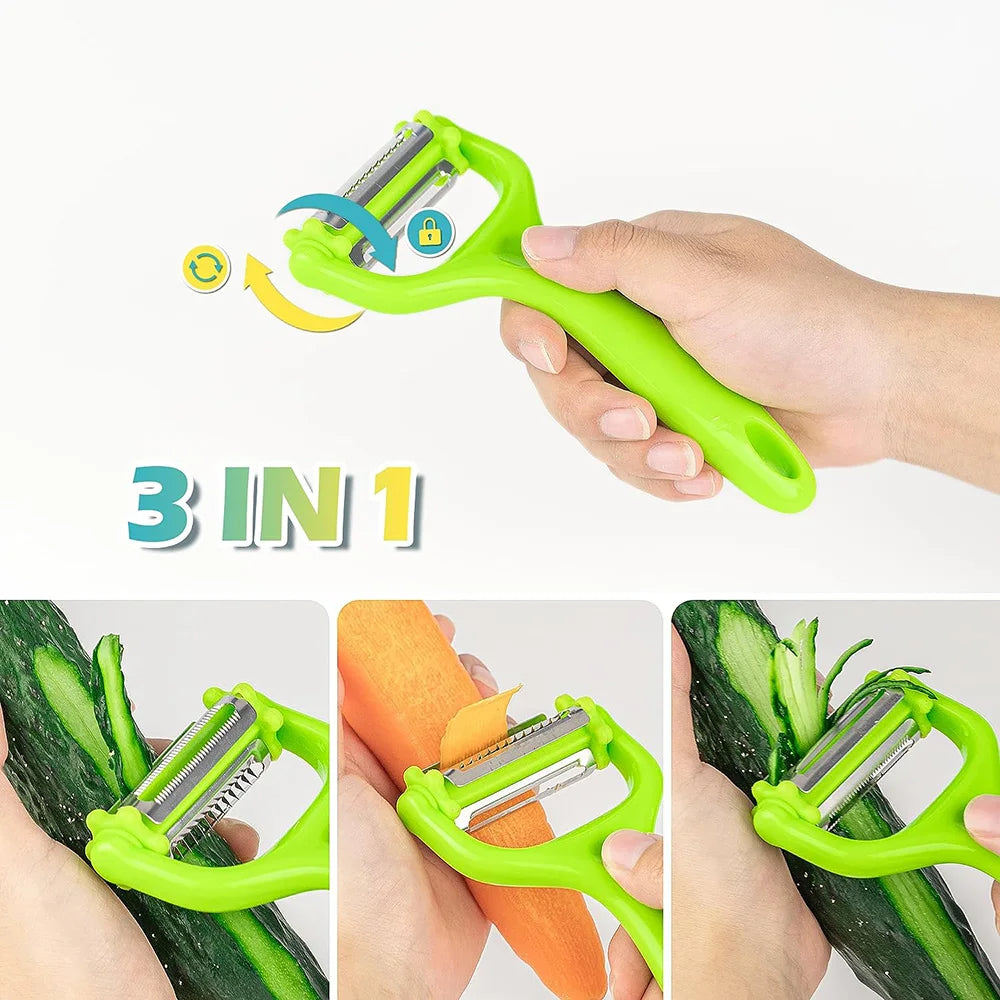 5-Blade Herb Scissors – Multipurpose Kitchen Shears for Cutting Vegetables, Herbs, Green Onions & Spices | Stainless Steel with Cleaning Comb