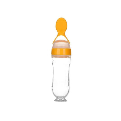 Baby Feeding Squeeze Spoon – BPA-Free, Easy-to-Use Soft Squeeze Baby Food Dispenser for Infants