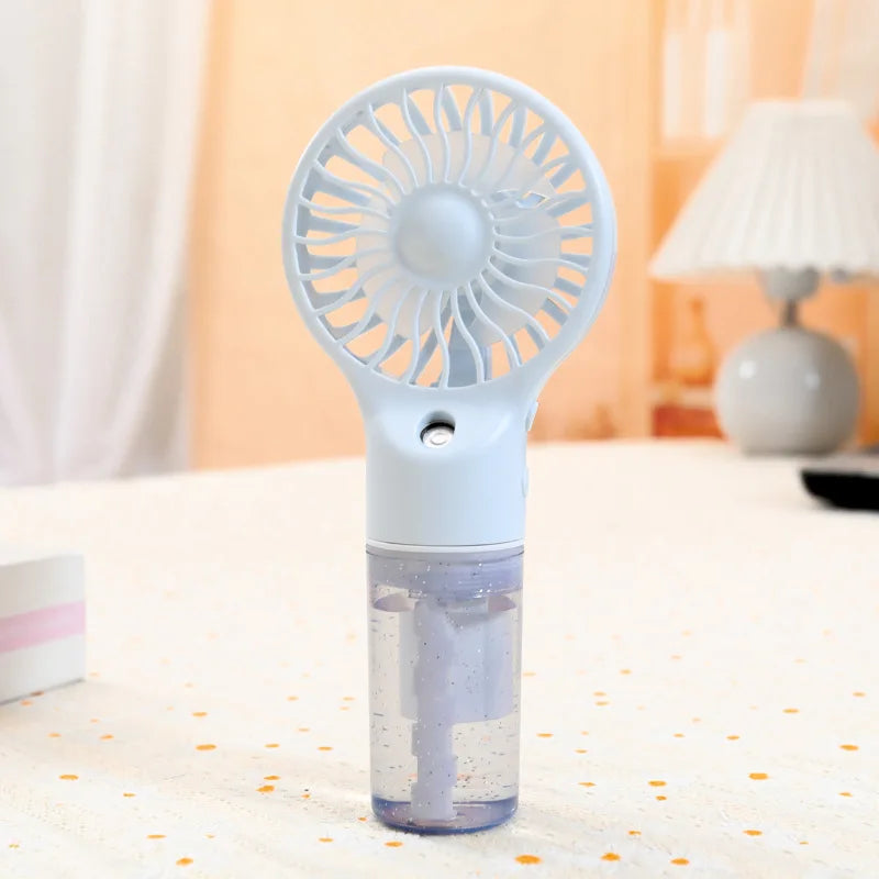 Best USB Rechargeable Portable Fan - Mist Cooler Cooling Spray Humidifier Fan for Home/Office