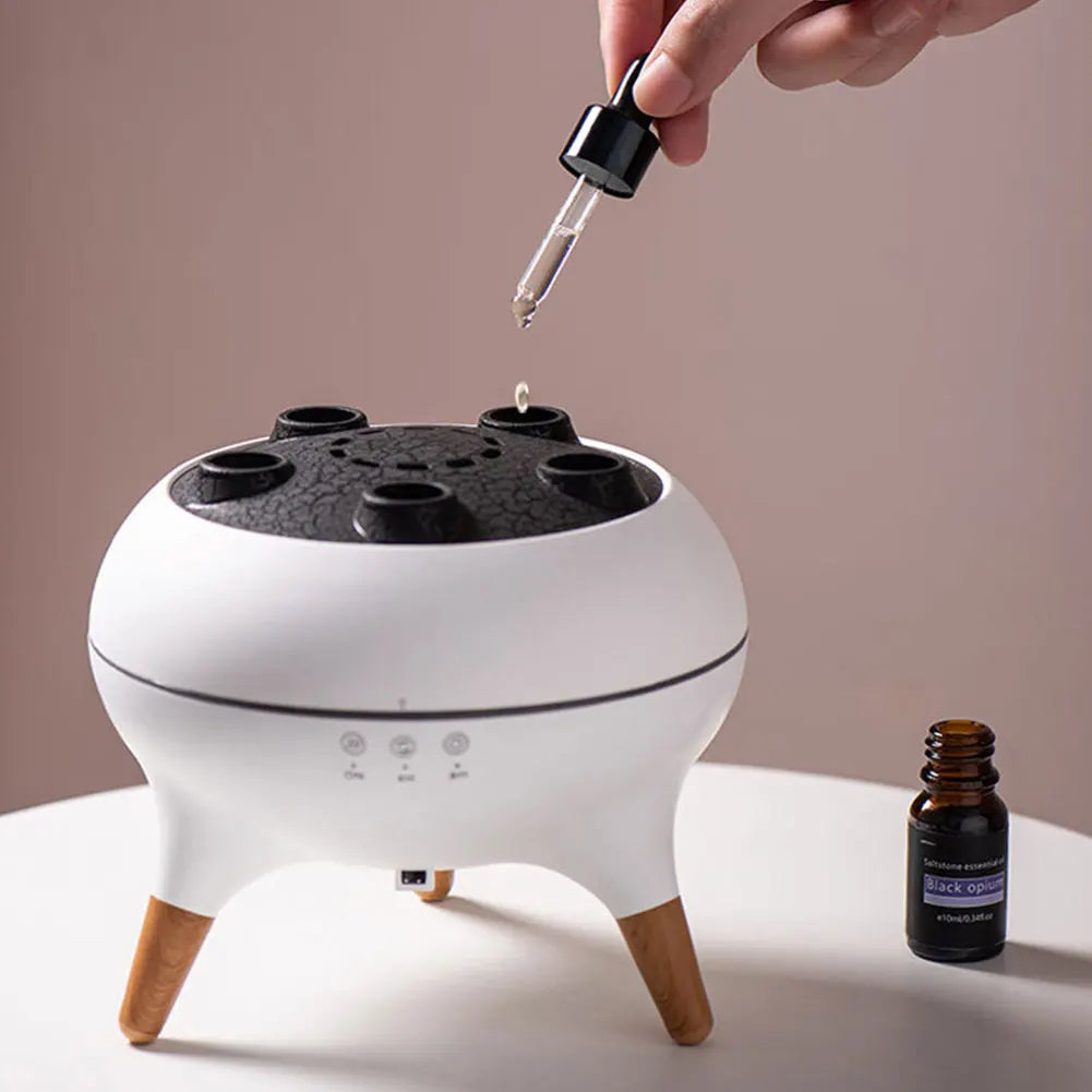 Jellyfish Diffuser – LED Color Changing Aromatherapy Essential Oil Diffuser with Realistic Floating Jellyfish for Home Decor