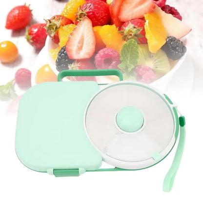 Rotating Kids Lunchbox – Leakproof Bento Tray with Compartments for School Snacks & Meals