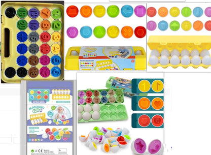 Baby Learning Educational Toy Smart Egg Toy Games Shape Matching Sorters Toys Montessori Eggs Toys