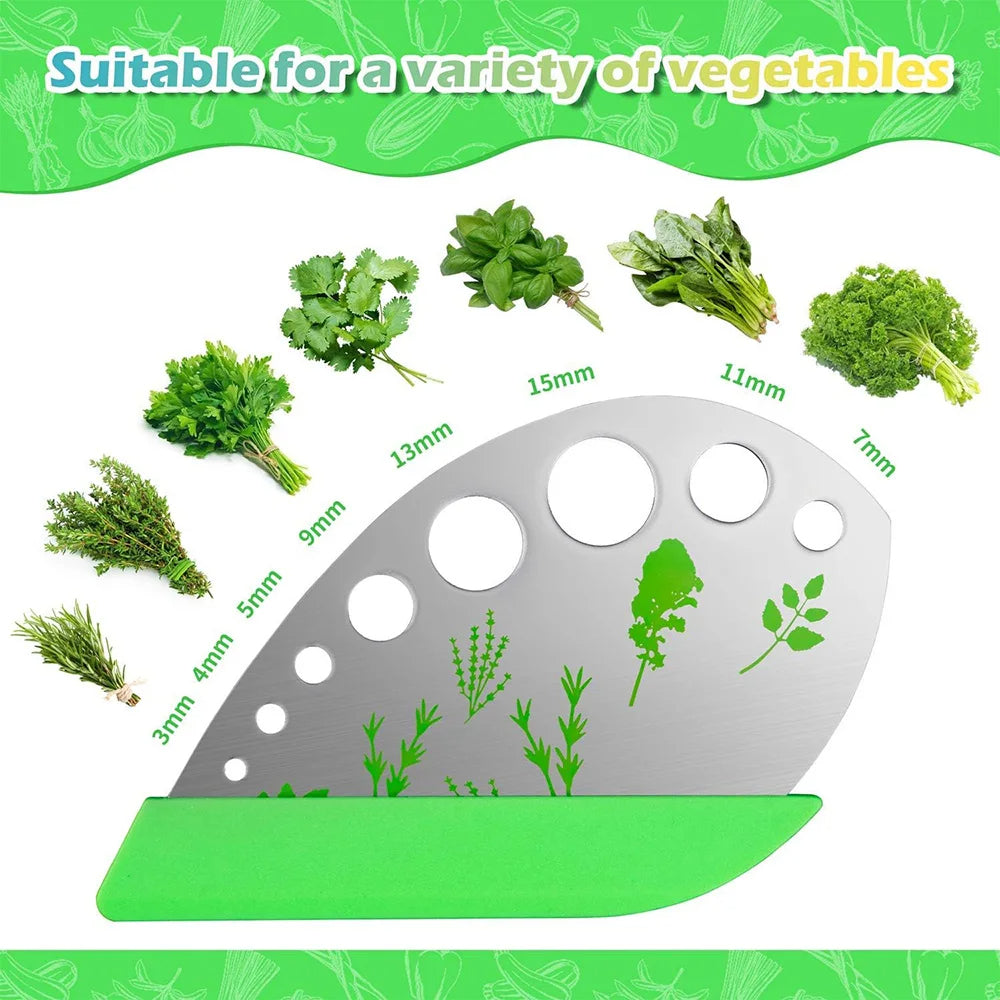 5-Blade Herb Scissors – Multipurpose Kitchen Shears for Cutting Vegetables, Herbs, Green Onions & Spices | Stainless Steel with Cleaning Comb