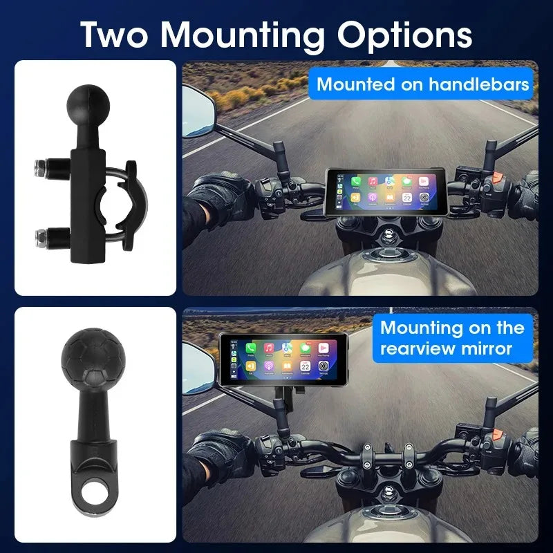 7-Inch Motorcycle TFT LCD Display Screen – Digital Speedometer Dashboard with GPS, Bluetooth & Waterproof Design