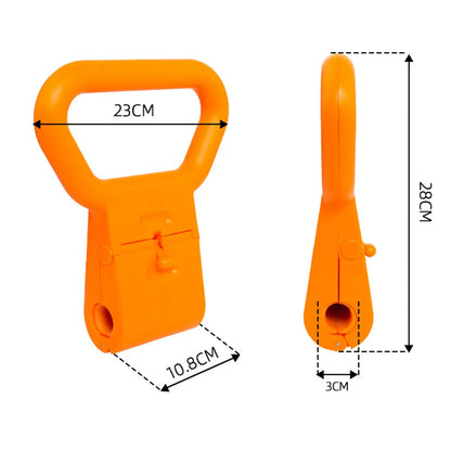 Kettlebell Grip Handle for Dumbbells – Convert Dumbbell to Kettlebell for Home Gym Strength Training