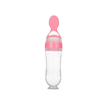 Baby Feeding Squeeze Spoon – BPA-Free, Easy-to-Use Soft Squeeze Baby Food Dispenser for Infants
