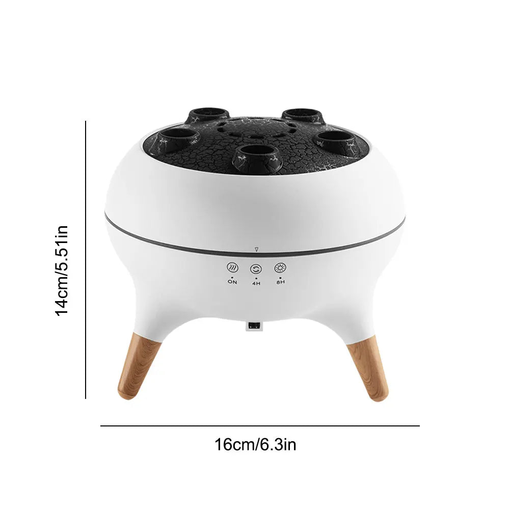 Jellyfish Diffuser – LED Color Changing Aromatherapy Essential Oil Diffuser with Realistic Floating Jellyfish for Home Decor