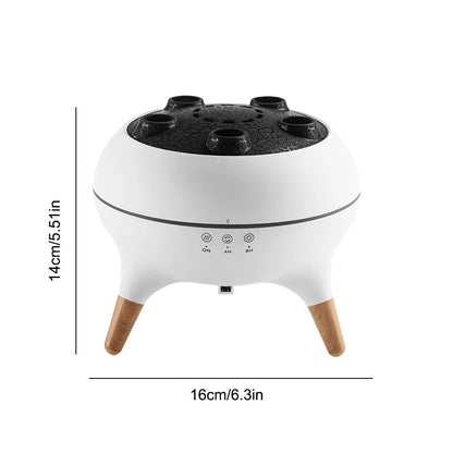Jellyfish Diffuser – LED Color Changing Aromatherapy Essential Oil Diffuser with Realistic Floating Jellyfish for Home Decor