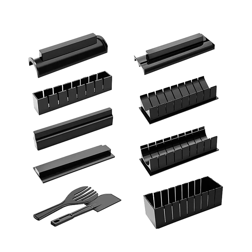Sushi Maker Kit – Easy DIY Sushi Roll Maker, Includes Bamboo Mat, Rice Paddle & Recipe Guide for Home Sushi Making