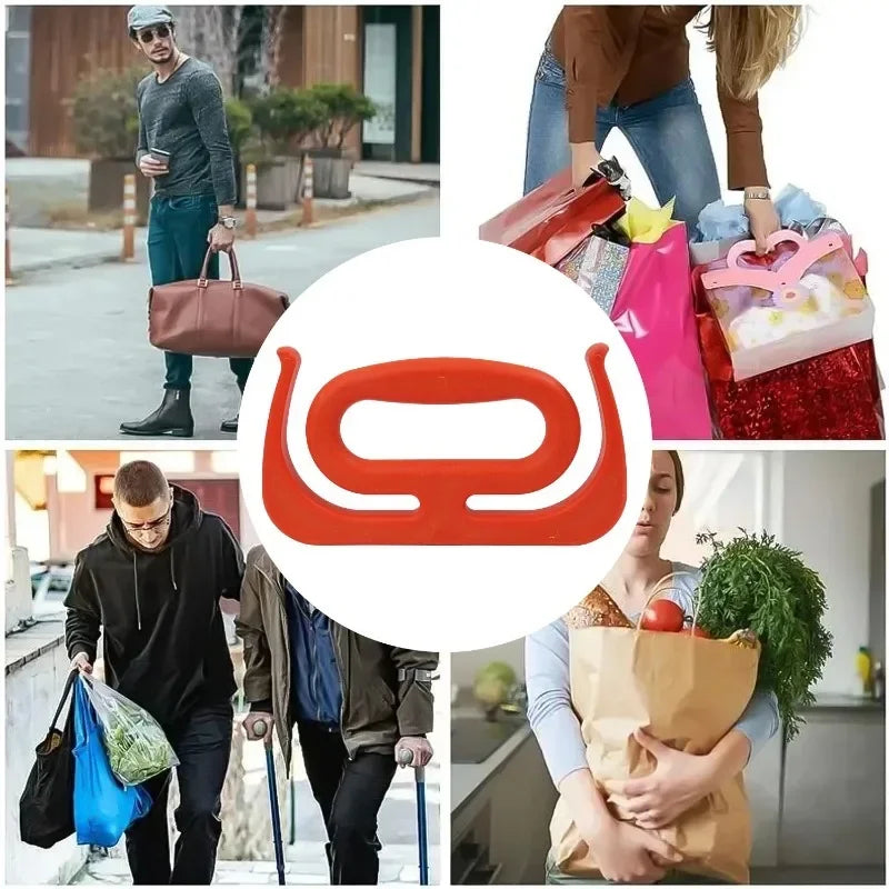 Heavy Duty Grocery Bag Handle Carrier | Comfortable Grip Shopping Bag Holder for Multiple Bags