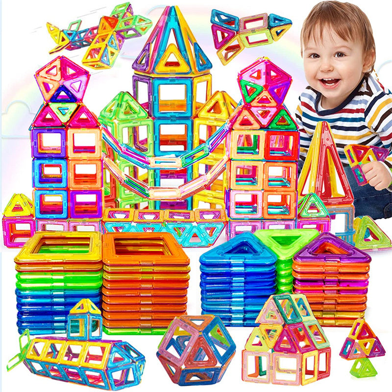 Magnetic Building Blocks DIY Magnets Toys For Kids Designer Construction Set