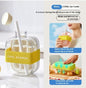 Portable One-Click Instant Ice Maker Cup – Stylish Cooling Mug with Straw & Curling Mold for Drinks