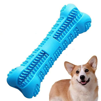 Soft Rubber Dog Toothbrush – Gentle Chew Teeth Cleaner for Puppies & Small Dogs Dental Care
