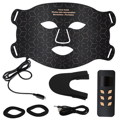 LED Red Light Therapy Mask, Wireless Face Mask with 630nm and 850nm Light