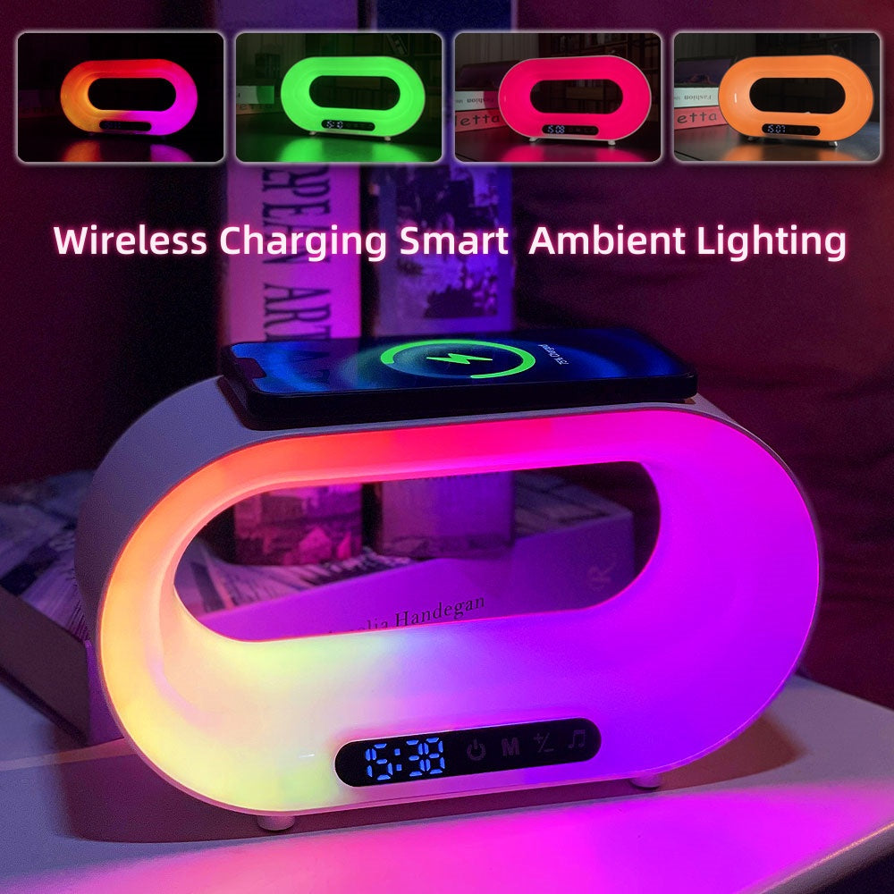 Multi-function 3 In 1 LED Night Light APP Control RGB Atmosphere Desk Lamp Smart