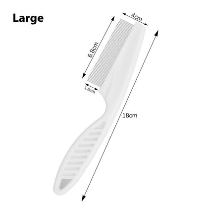 Self-Cleaning Pet Grooming Comb for Cats and Dogs - Hair Removal Brush, Flea Removal, Deshedding Tool for Long Hair Pets