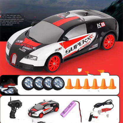 Drift Rc Car 4WD RC Drift Car Toy Remote Control GTR Model AE86 Vehicle Car RC Racing Car Toy