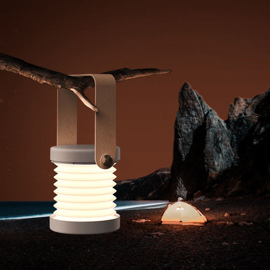 Foldable Touch Dimmable LED Night Light – USB Rechargeable Portable Lamp for Reading & Home Decor