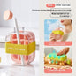Portable One-Click Instant Ice Maker Cup – Stylish Cooling Mug with Straw & Curling Mold for Drinks