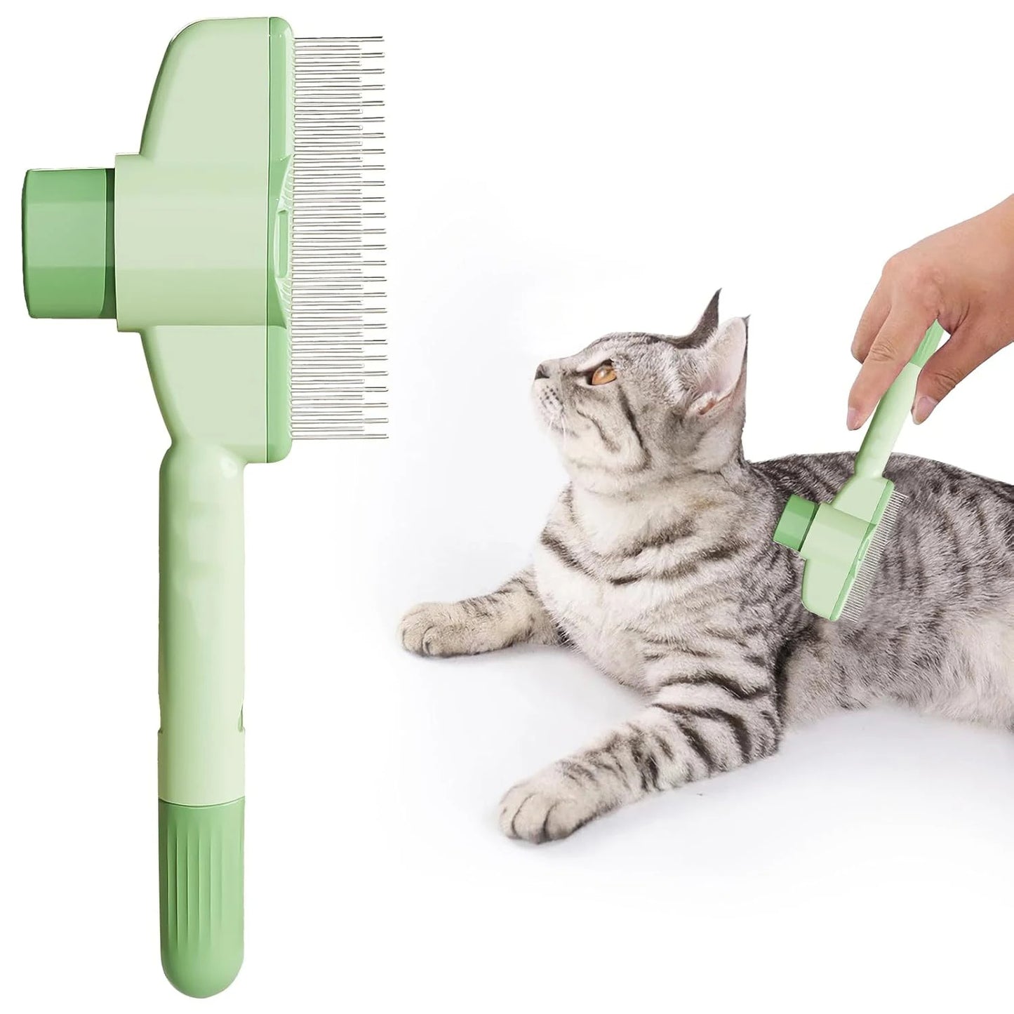 Pet Hair & Flea Comb – Grooming Tool for Dogs & Cats, Removes Tangles, Fleas & Loose Fur