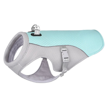 Summer Dog Cooling Vest – Lightweight Breathable Jacket for Heat Relief, Outdoor Pet Cooling Clothes
