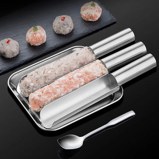 Triple Meatball Maker - 304 Stainless Steel Non-Stick Creative Kitchen Tool