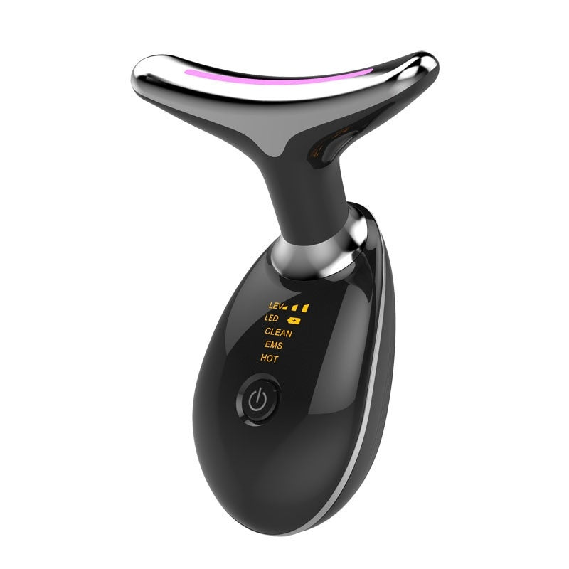 EMS Neck Massager with Heat – Skin Tightening & Wrinkle Remover for Anti-Aging Face Care