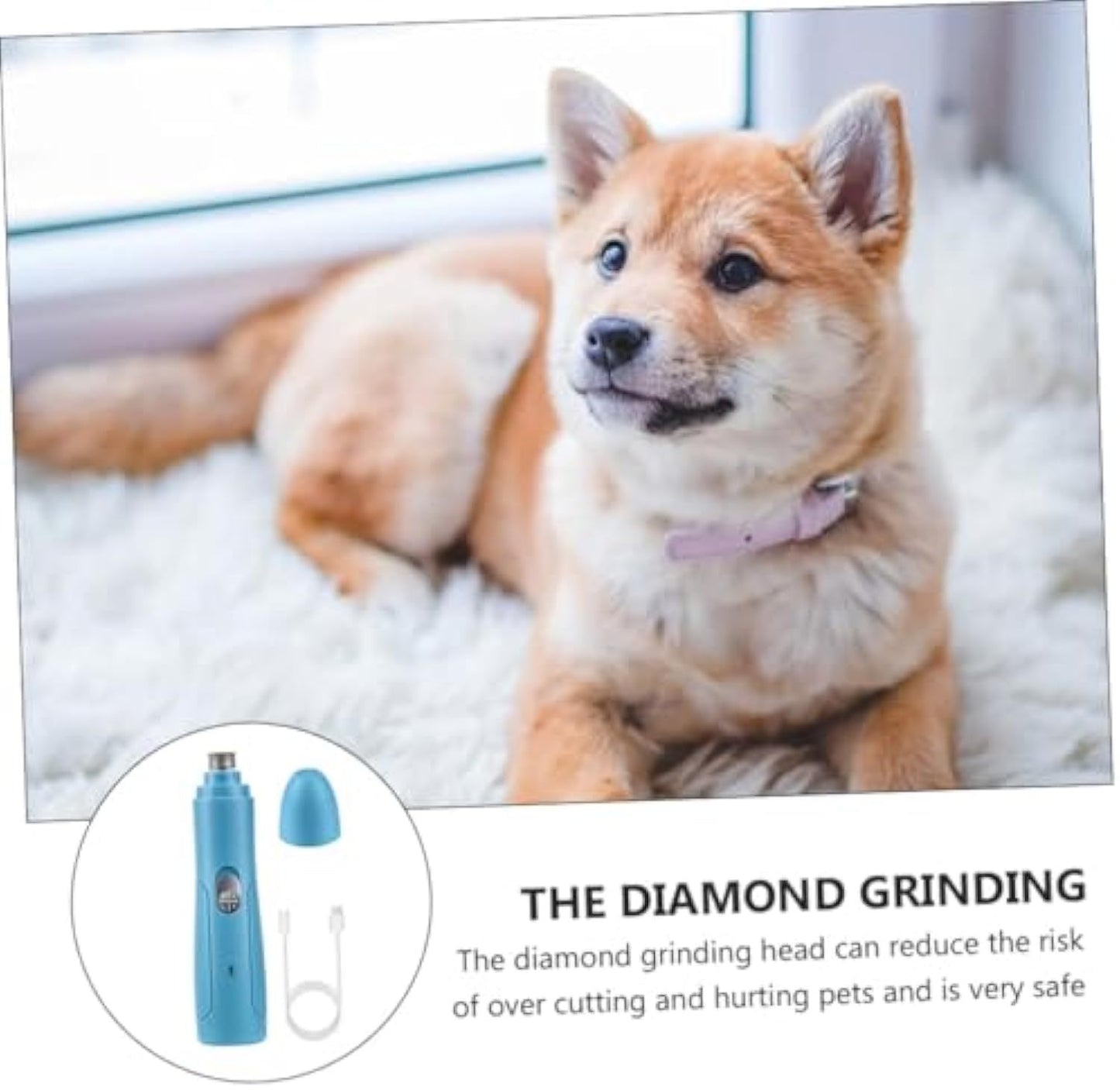 Pet Nail Grinder Electric Nail Polisher For Pet Dog Claw Trimmer Pet Nail Cutter Pet Clippers