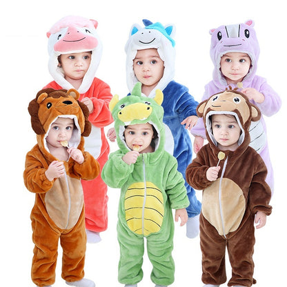 Animal cartoon romper - Kids Cartonic Dresses