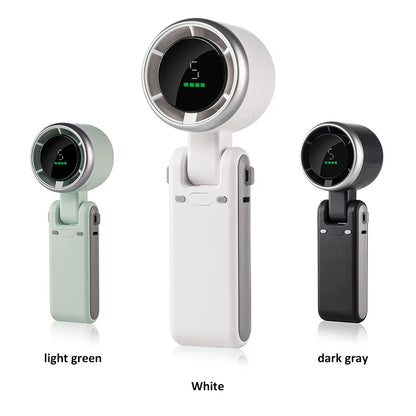 Portable Handheld Turbo Fan – High Power Mini USB Rechargeable Cooling Fan for Travel, Outdoor, Desk & Personal Use