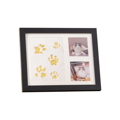 Baby Handprint and Footprint Keepsake Frame with Clean Touch Ink Pad