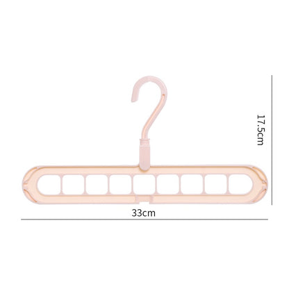 9 in 1 Smart Hanger – Space Saving Clothes Organizer for Closet, Foldable Multi-Port Hangers
