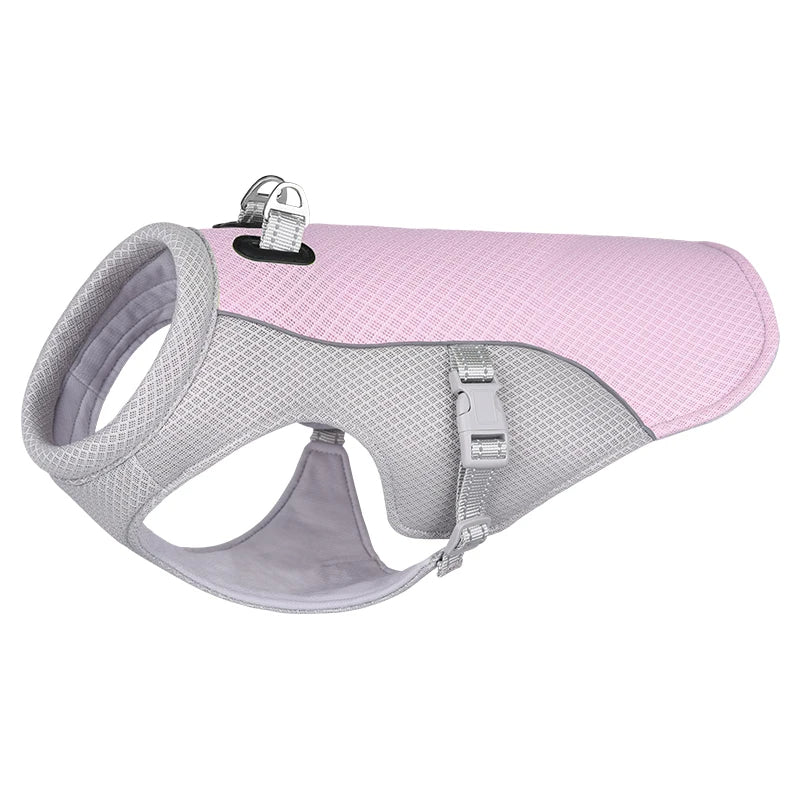 Summer Dog Cooling Vest – Lightweight Breathable Jacket for Heat Relief, Outdoor Pet Cooling Clothes