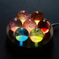 7-Color Glass Crystal Balls for Home Décor, Chakra Healing, Feng Shui & Meditation Decor