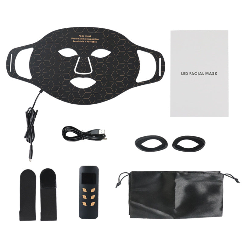 LED Red Light Therapy Mask, Wireless Face Mask with 630nm and 850nm Light