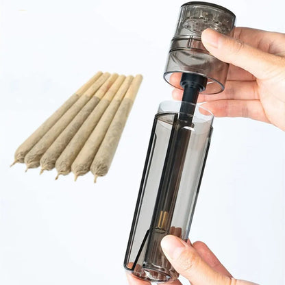 3 in1 Portable Tobacco Filling Grinding Storage Integrated Set Dry Herb Roller Paper Pipes for Grinder Grass Smoking Tools