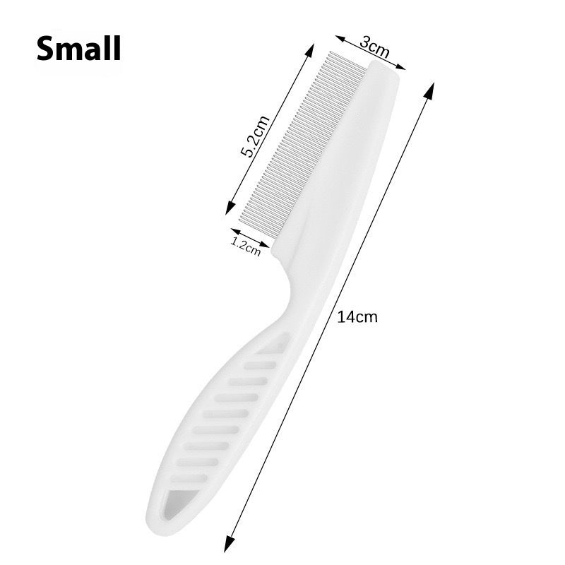Self-Cleaning Pet Grooming Comb for Cats and Dogs - Hair Removal Brush, Flea Removal, Deshedding Tool for Long Hair Pets