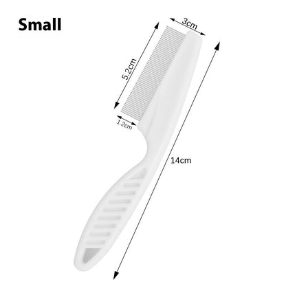 Self-Cleaning Pet Grooming Comb for Cats and Dogs - Hair Removal Brush, Flea Removal, Deshedding Tool for Long Hair Pets