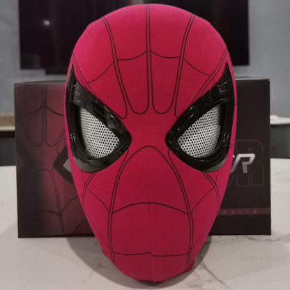 New Spider man Mask - Rechargeable Remote Eyes Movable Mask