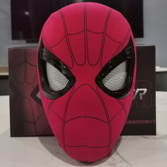 New Spider man Mask - Rechargeable Remote Eyes Movable Mask