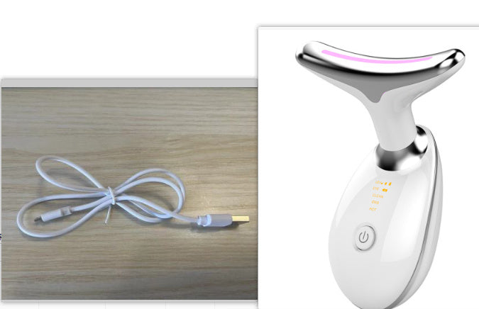 EMS Neck Massager with Heat – Skin Tightening & Wrinkle Remover for Anti-Aging Face Care