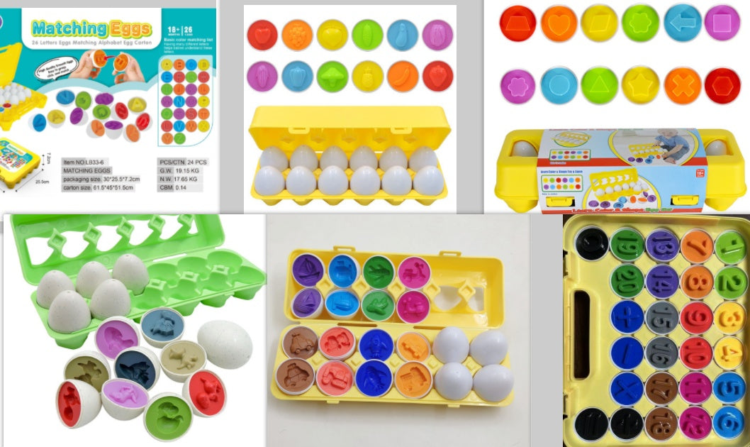 Baby Learning Educational Toy Smart Egg Toy Games Shape Matching Sorters Toys Montessori Eggs Toys