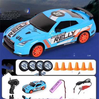 Drift Rc Car 4WD RC Drift Car Toy Remote Control GTR Model AE86 Vehicle Car RC Racing Car Toy