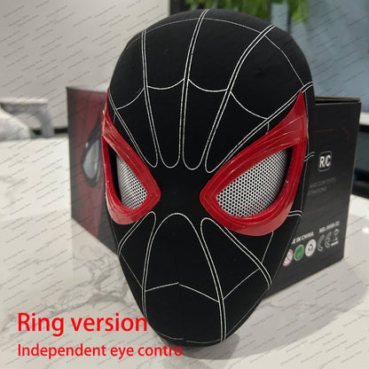 New Spider man Mask - Rechargeable Remote Eyes Movable Mask