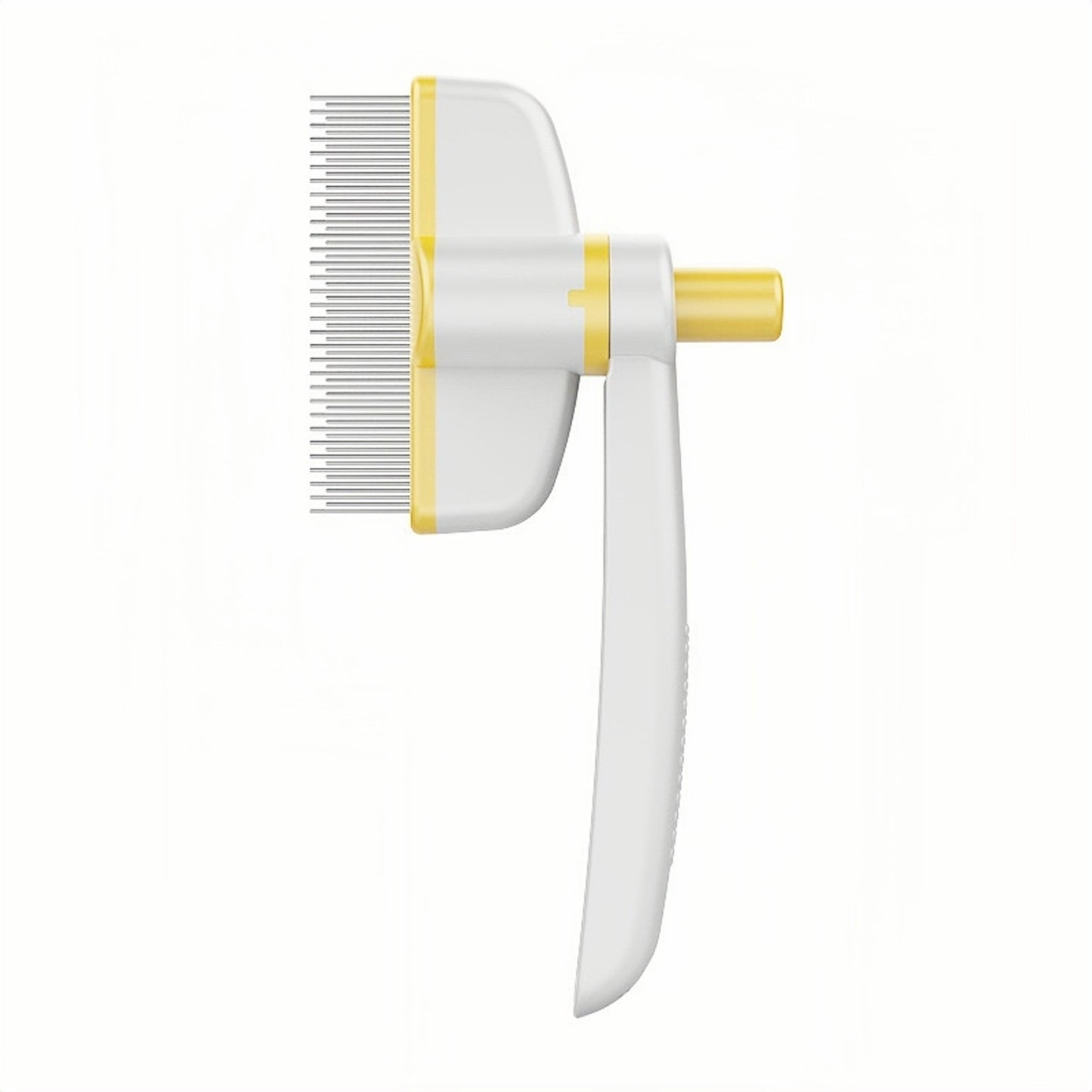 Self-Cleaning Pet Grooming Comb for Cats and Dogs - Hair Removal Brush, Flea Removal, Deshedding Tool for Long Hair Pets