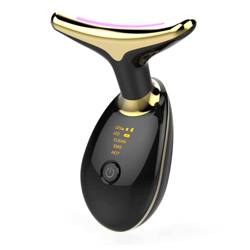 EMS Neck Massager with Heat – Skin Tightening & Wrinkle Remover for Anti-Aging Face Care