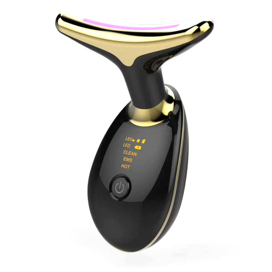 EMS Neck Massager with Heat – Skin Tightening & Wrinkle Remover for Anti-Aging Face Care