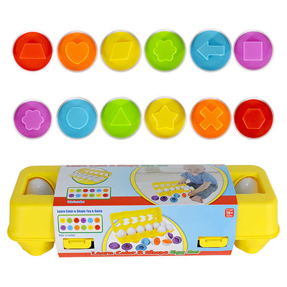 Baby Learning Educational Toy Smart Egg Toy Games Shape Matching Sorters Toys Montessori Eggs Toys