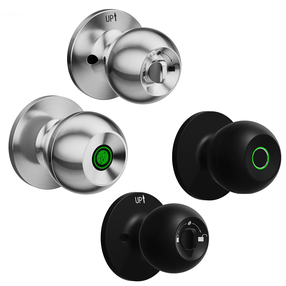 Smart Door Lock Keyless Entry Door Lock Rechargeable Electronic Door Lock with Keys