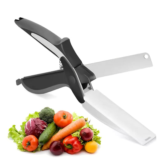 Chop Kitchen Scissors with Cutting Board - Vegetable Chopper Kitchen Scissors